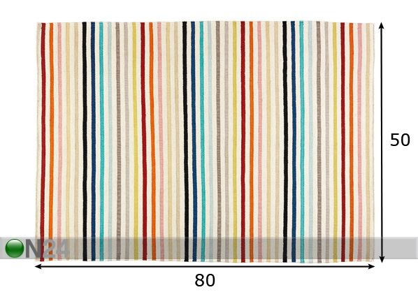 Köögivaip Rainbow 50x80cm mõõdud