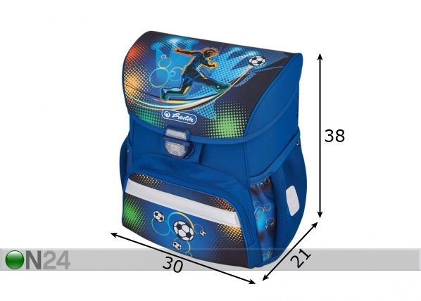 Koolikott Herlitz Loop Soccer mõõdud
