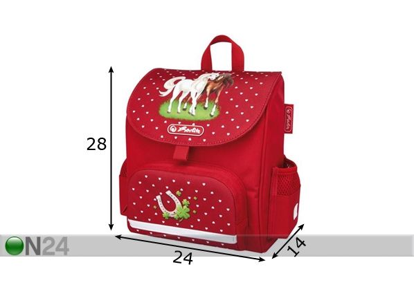 Koolikott Herlitz Mini softbag Horses mõõdud