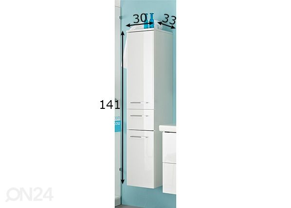 Kõrge vannitoakapp 316 mõõdud