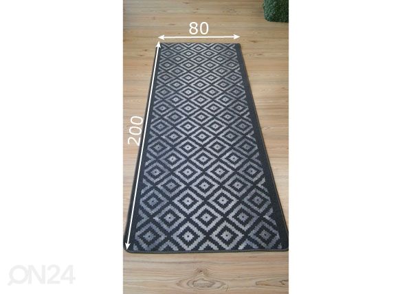 Koridorivaip Muhu 80x200 cm mõõdud