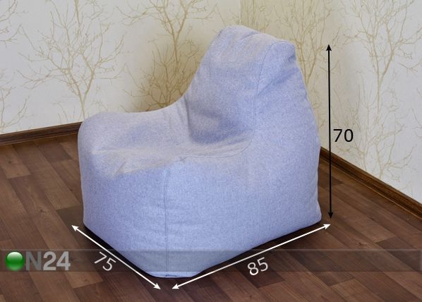 Kott-tool Lucas Home 250L mõõdud