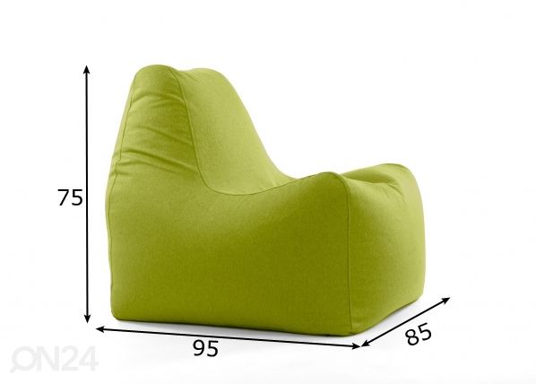 Kott-tool Lucas Style 350L mõõdud