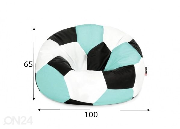 Kott-tool Qubo™ Play (ball) Ronaldo mõõdud
