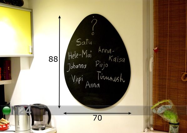 Kriiditahvel Muna mõõdud