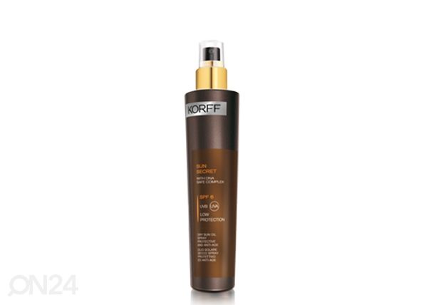 Kuiv päevitusõli kehale Korff Sun Secret SPF 6