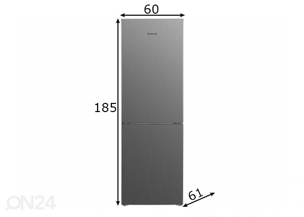 Külmik Brandt BFC8611NX mõõdud