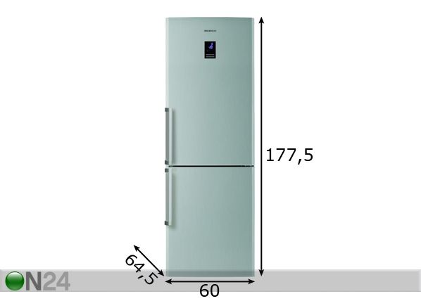Külmik Samsung RL34EGPS1 mõõdud