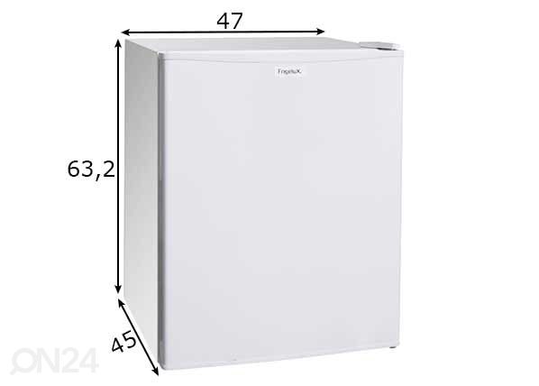 Külmkapp Frigelux CUBE72A CUBE72A mõõdud