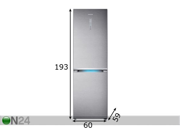 Külmkapp Samsung mõõdud