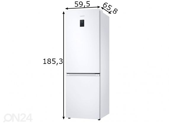 Külmkapp Samsung RB34T671EWW/EF mõõdud