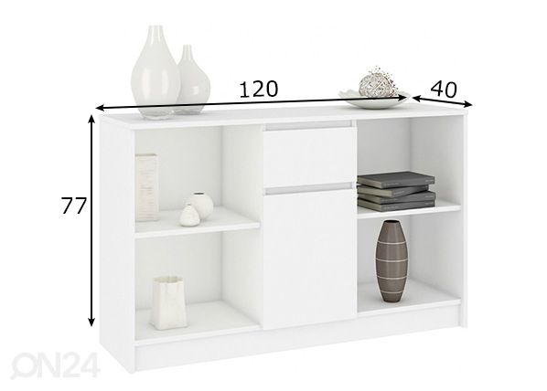Kummut 120 cm mõõdud