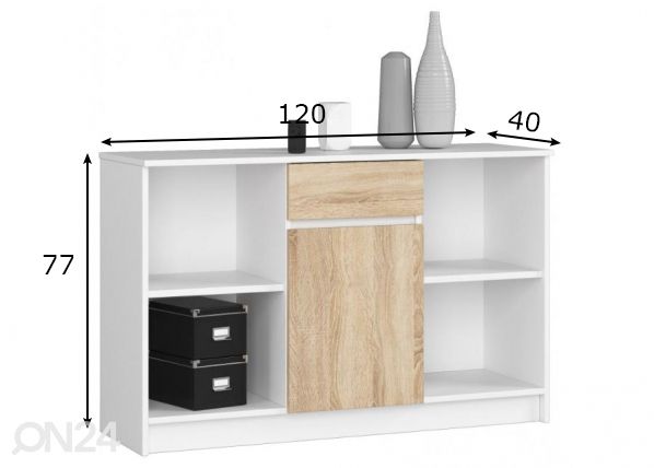 Kummut 120 cm mõõdud