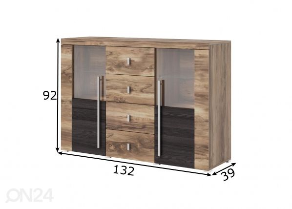 Kummut 132 cm mõõdud