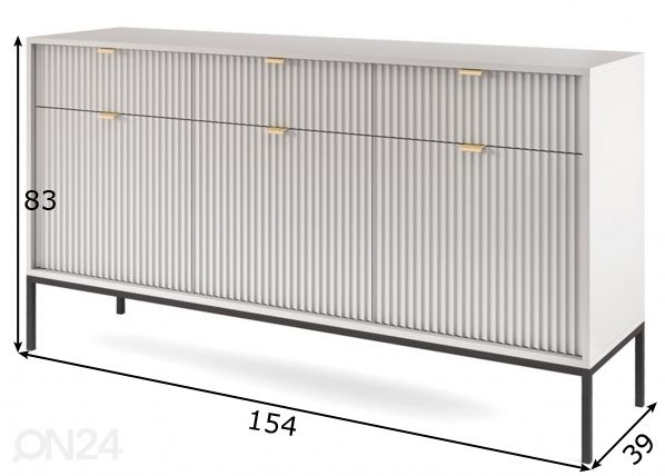 Kummut 154 cm mõõdud