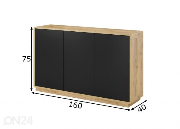 Kummut 160 cm mõõdud