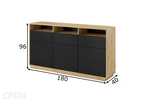 Kummut 180 cm mõõdud