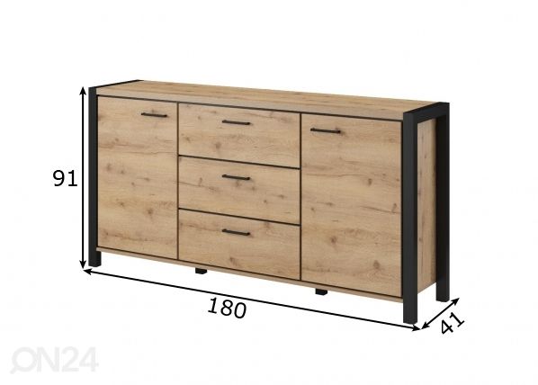 Kummut 180 cm mõõdud