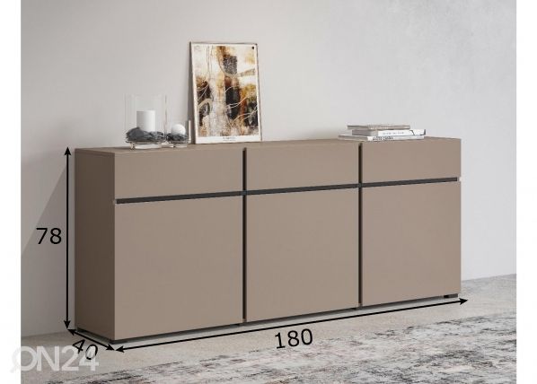 Kummut 180 cm mõõdud