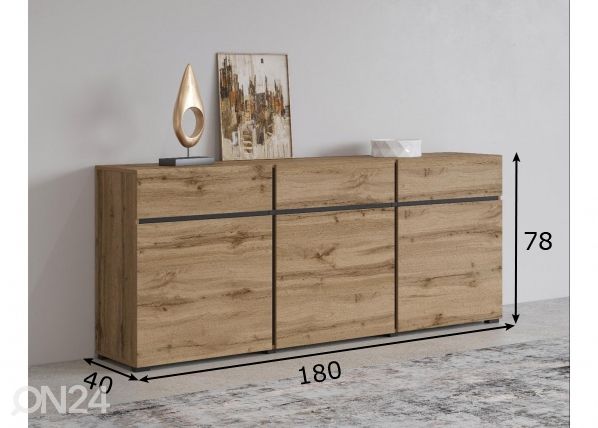 Kummut 180 cm mõõdud