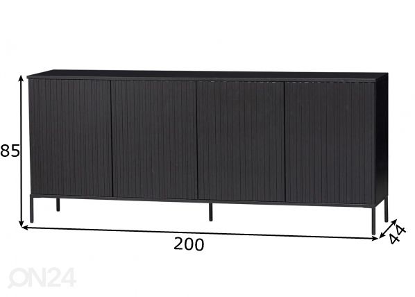 Kummut 200 cm mõõdud