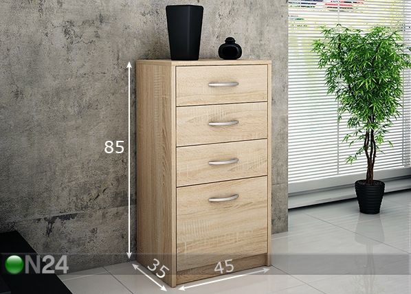 Kummut 45 cm mõõdud