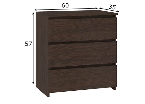 Kummut 60 cm mõõdud