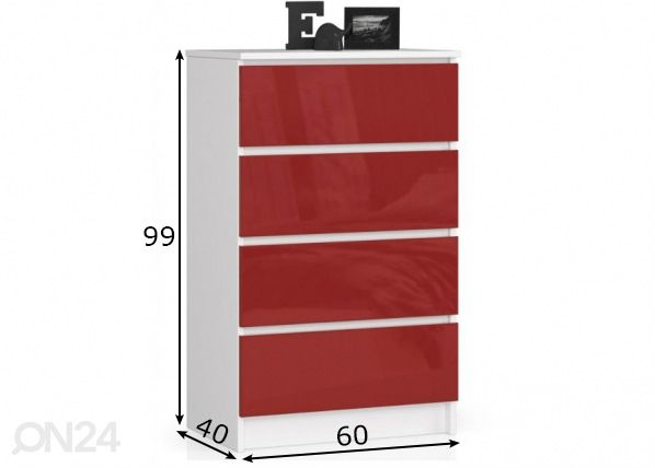 Kummut 60 cm mõõdud