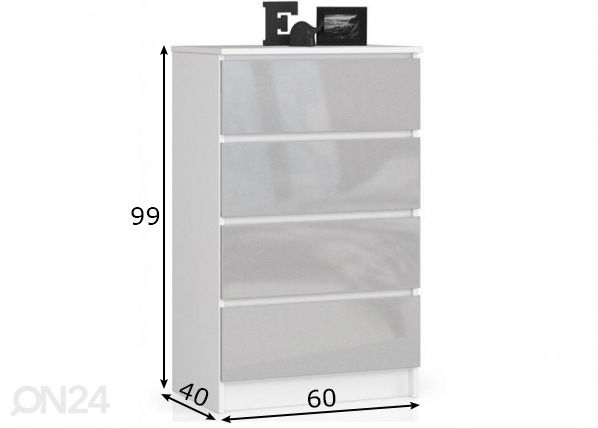 Kummut 60 cm mõõdud