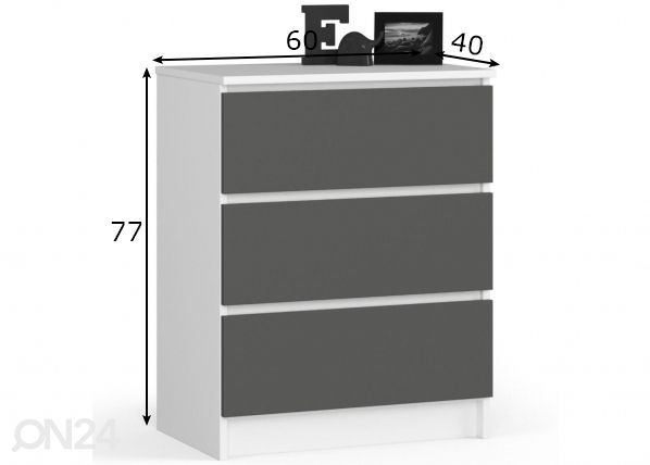 Kummut 60 cm mõõdud