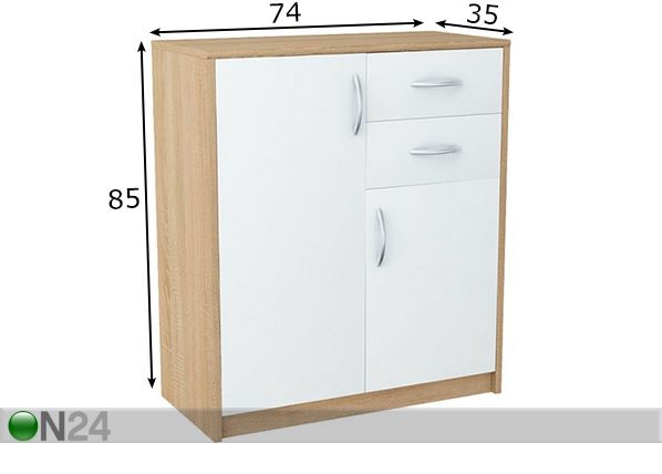 Kummut 74 cm mõõdud