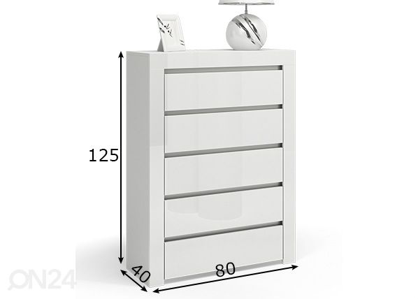 Kummut 80 cm mõõdud