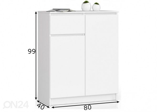 Kummut 80 cm mõõdud