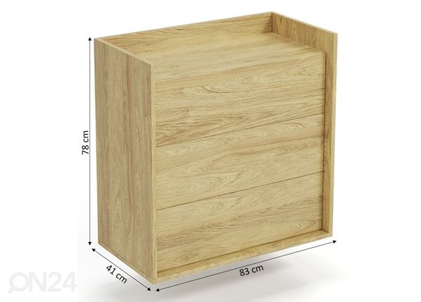 Kummut 83 cm mõõdud