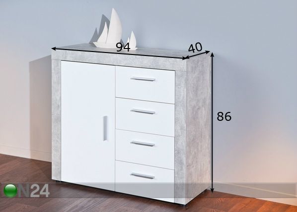 Kummut Beton 1-3 mõõdud
