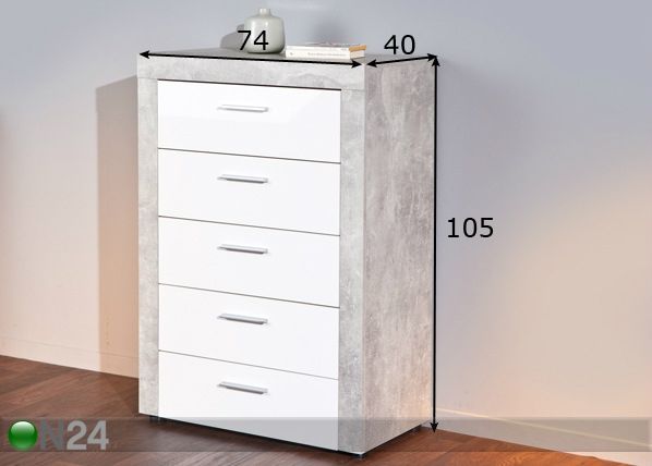 Kummut Beton 2-3 mõõdud