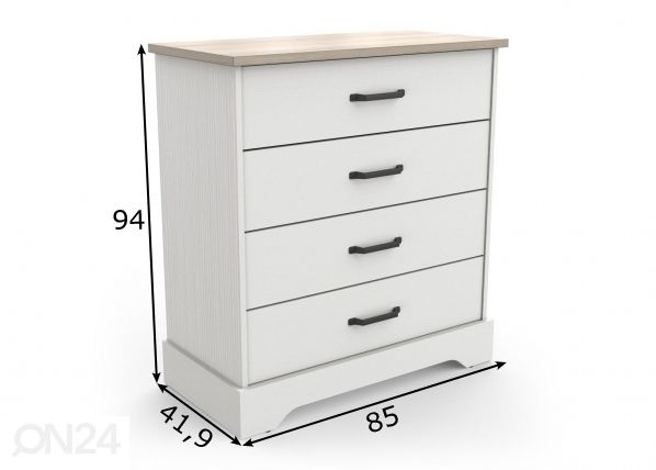 Kummut Cottage 85 cm mõõdud