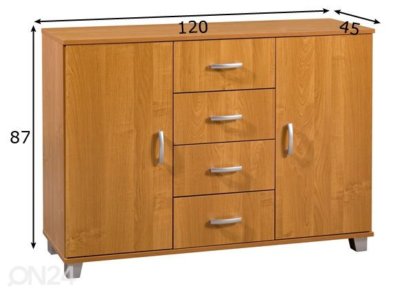 Kummut Drimo 120 cm mõõdud