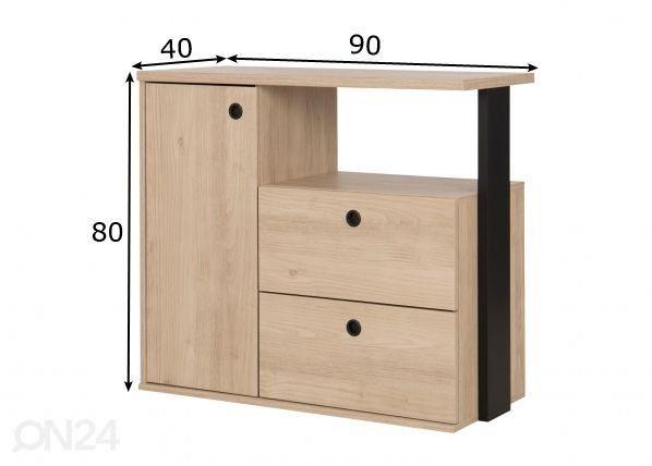 Kummut Duplex mõõdud