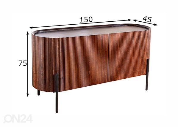 Kummut Gatsby 150 cm mõõdud