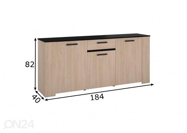 Kummut Helma 184 cm mõõdud
