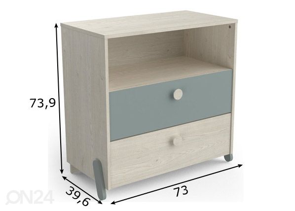 Kummut Ilian topanga/roheline mõõdud