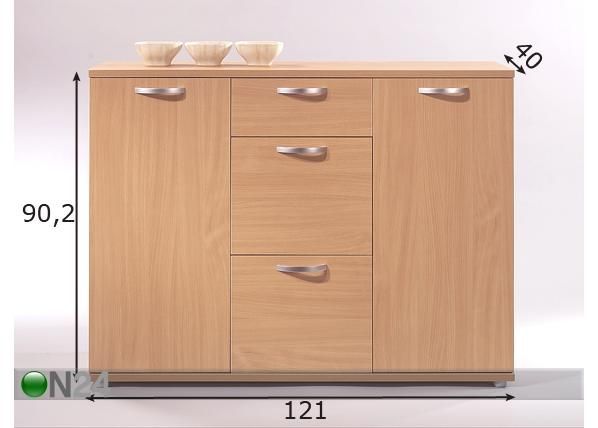 Kummut In-Line mõõdud