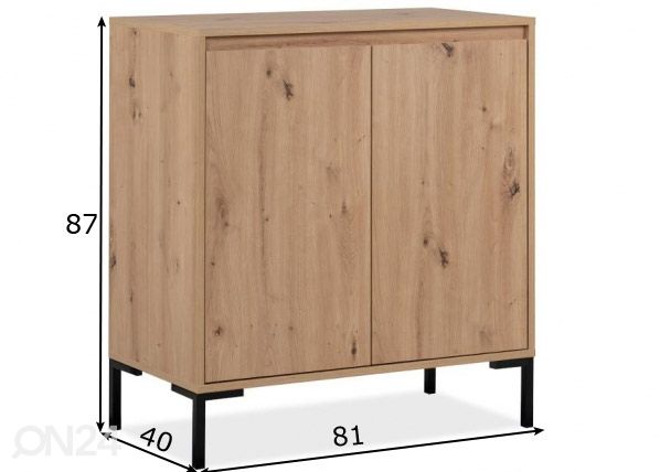 Kummut Korsika 81 cm mõõdud