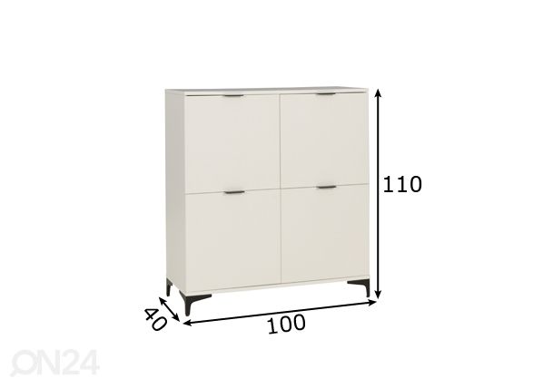 Kummut Lewisville L100 mõõdud