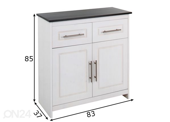 Kummut Lucas 83 cm mõõdud
