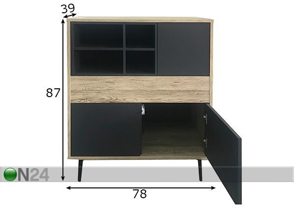 Kummut Mail Box mõõdud