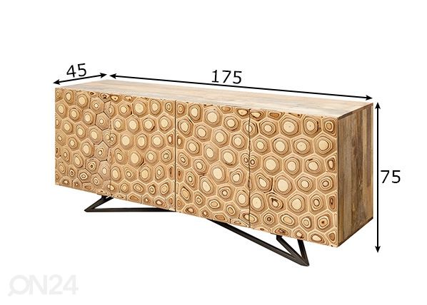Kummut Organic Living mõõdud