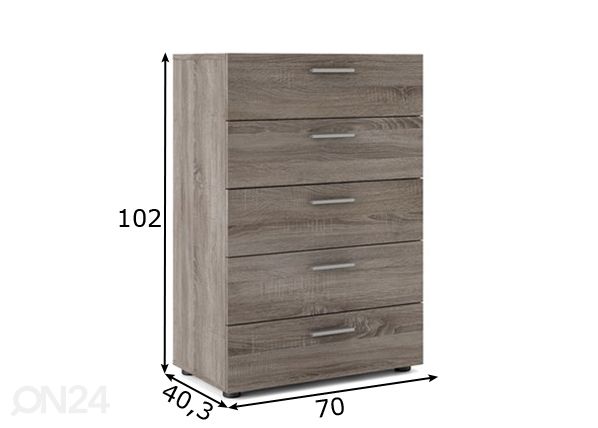 Kummut Pepe mõõdud