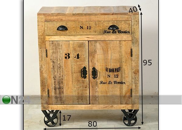 Kummut Rustic mõõdud